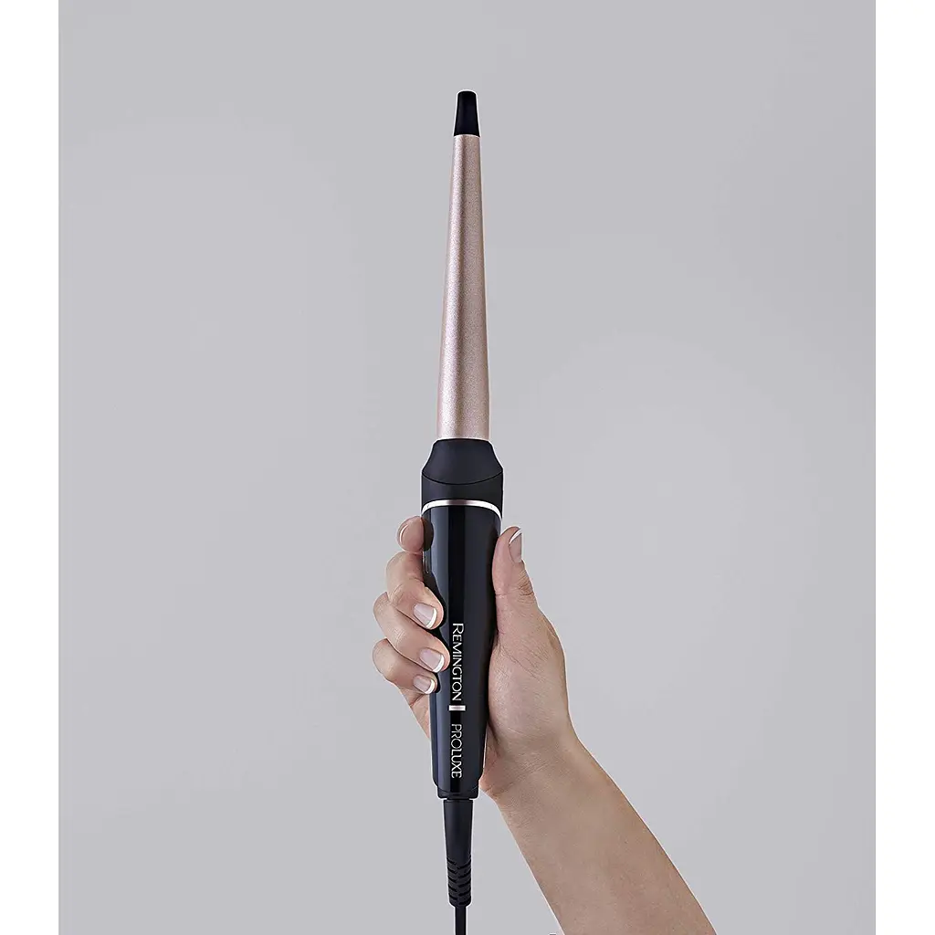 Плойка Remington ProLuxe Midnight Edition конусна 37 Вт чорна (CI91W1B) - фото 4