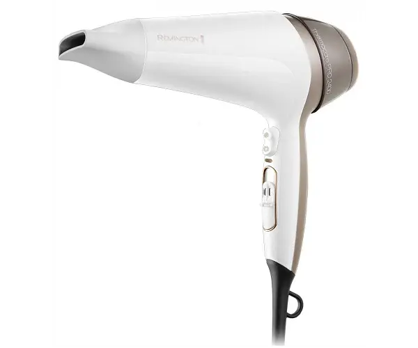 Фен Remington D5720, білий, 2400W, 3 режими, 2 швидкості, іонізація, холодне обдування