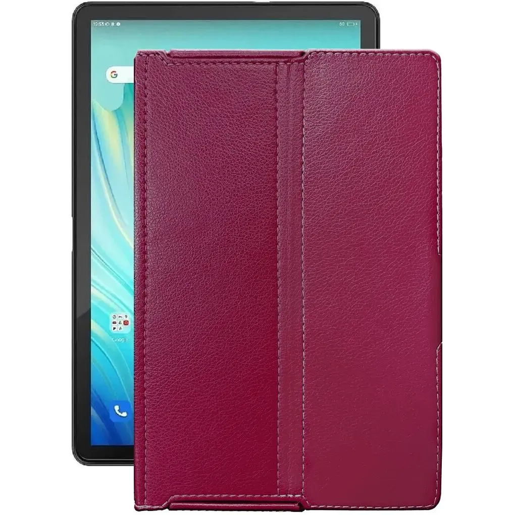 Чехол StatusCASE из экокожи для планшета Blackview Tab 10 2021 Бордовый - фото 1
