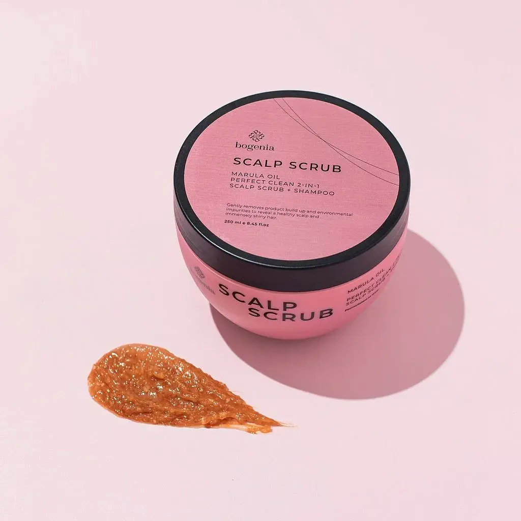Скраб для шкіри голови BOGENIA Scalp Scrub Marula Oil 250 мл - фото 2