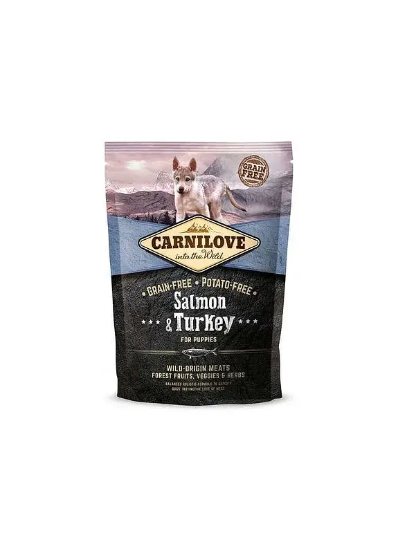 Сухий корм для цуценят Carnilove Salmon&Turkey Puppy 1.5 кг