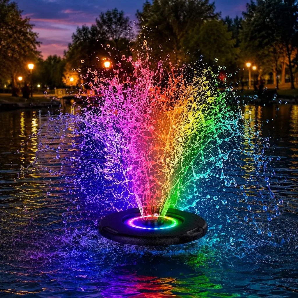 Фонтан, аератор для ставка Kruger Meier PondSplash Elite LED 20000 з LED-підсвіткою 20000 л/год - фото 10