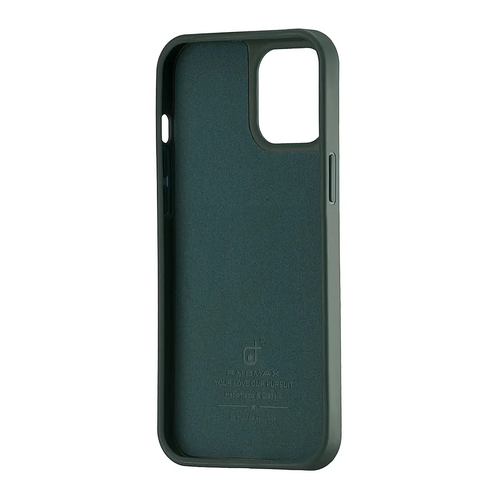 Чохол Jinduka Leather Ringo iPhone 12 Pro Max Green - фото 3