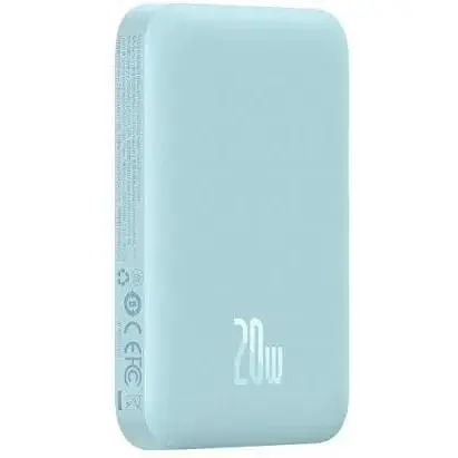 Внешний аккумулятор Baseus MagSafe 6000mAh 20W (PPCX020003) голубой - фото 2