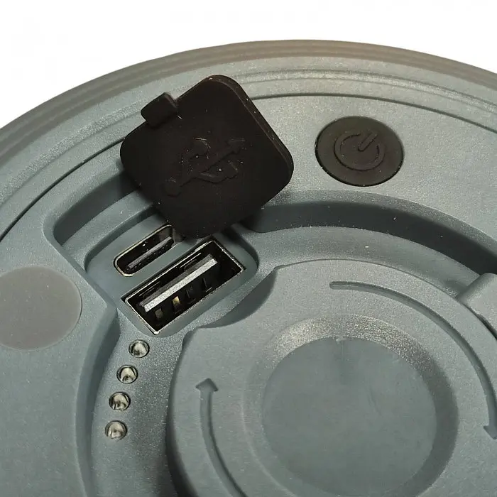 Ліхтар підвісний із гірляндою 10 м для кемпінгу з магнітом і USB-зарядкою KXK-828 - фото 4