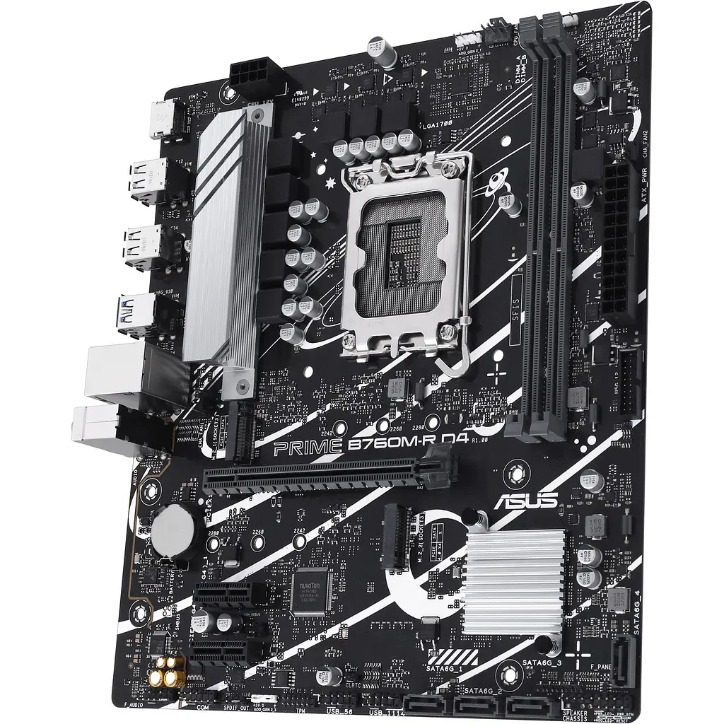 Материнська плата Asus Prime B760M-R D4 (90MB1HA0-M0EAY0) [147090] - фото 5