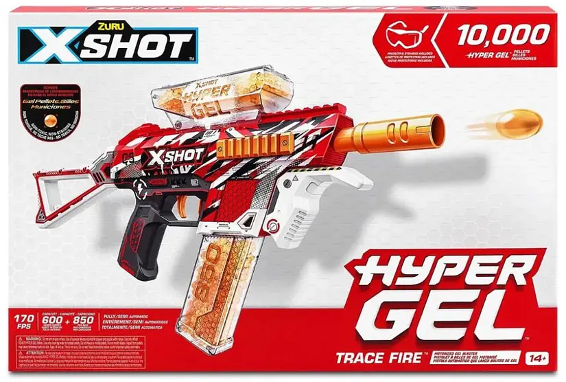 Швидкострільний бластер Zuru X-Shot Hyper Gel medium, 10000 гелевих кульок (36621R) - фото 2