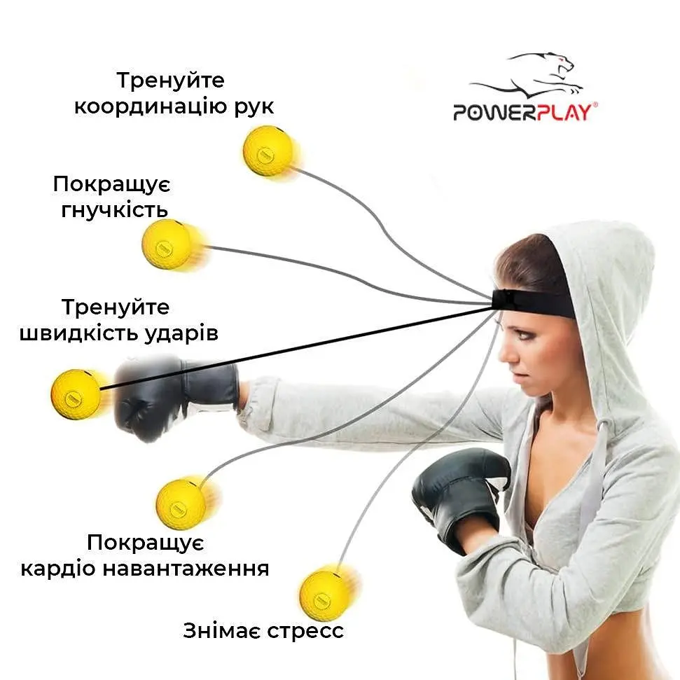 Файтбол PowerPlay 40-60 см fit0011308 - фото 6