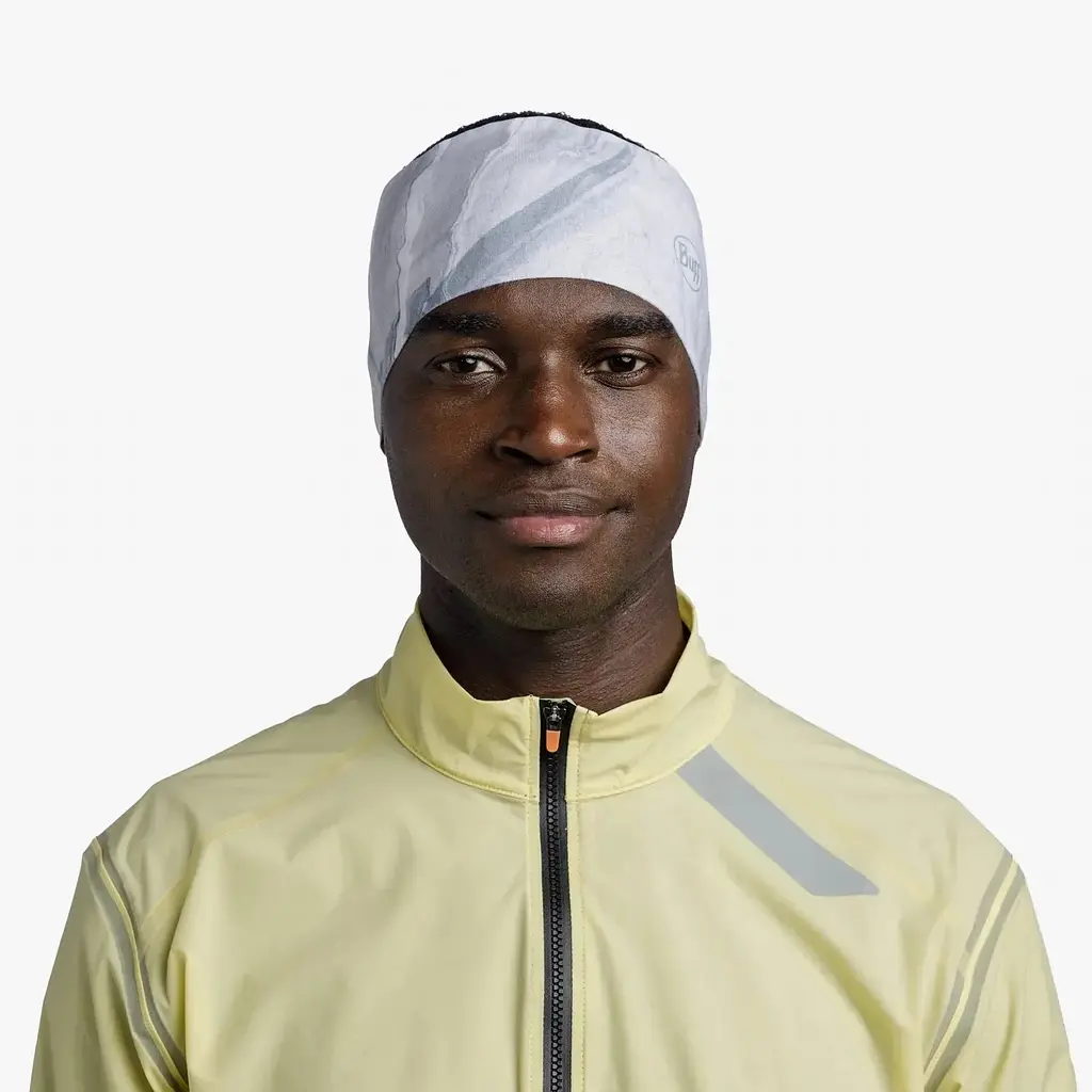 Повязка на голову Buff Tech Headband, Snout Ash Белый-Серый - фото 2