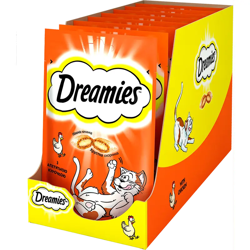 Ласощі для котів Dreamies з куркою 60 г - фото 4