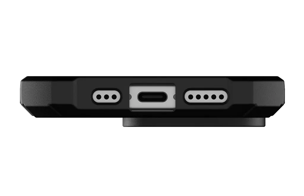 Оригінальний протиударний чохол для iPhone 15 Pro Max UAG Essential Armor MagSafe Black (114296114040) силіконовий - фото 9