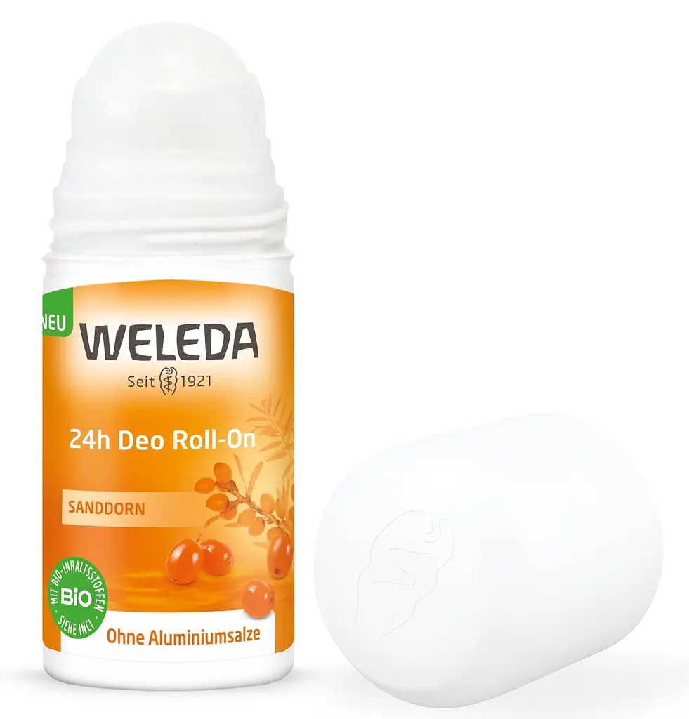 Роликовий дезодорант Weleda Обліпиха Roll-On 24 години 50 мл (00796200) - фото 2