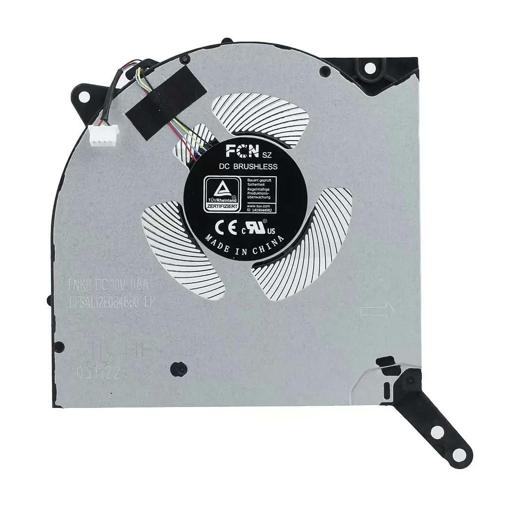 Вентилятор 10V Lenovo кулер для моделей ноутбука Legion 5 Pro-16ACH6H 82JQ (CPU Fan) DFSAL12E064860, 10V, 4pin - фото 2