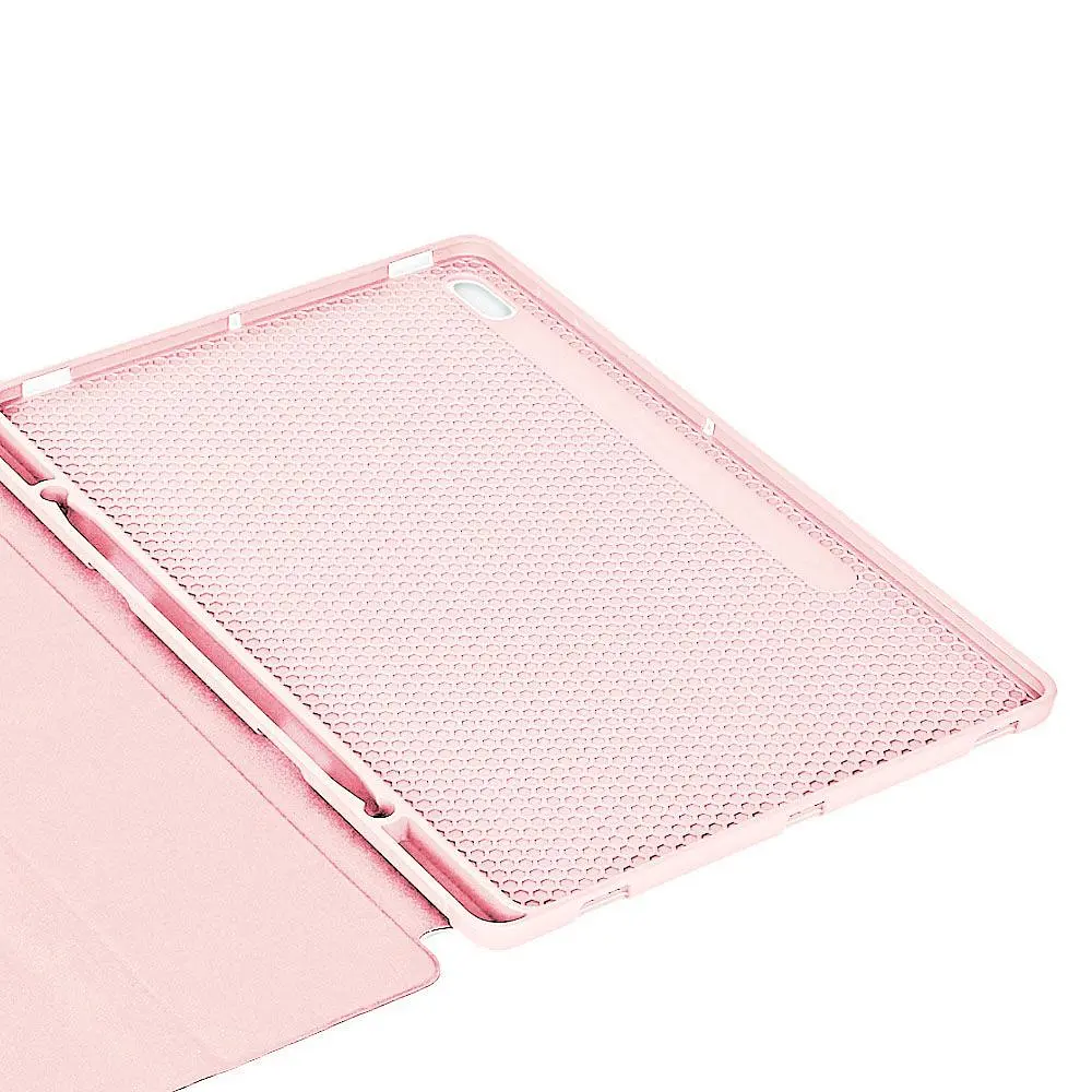 Чехол SlimTPU S-Pen holder Samsung Galaxy Tab S10+ Plus/Fe+/S9 Plus Светло-розовый - фото 3