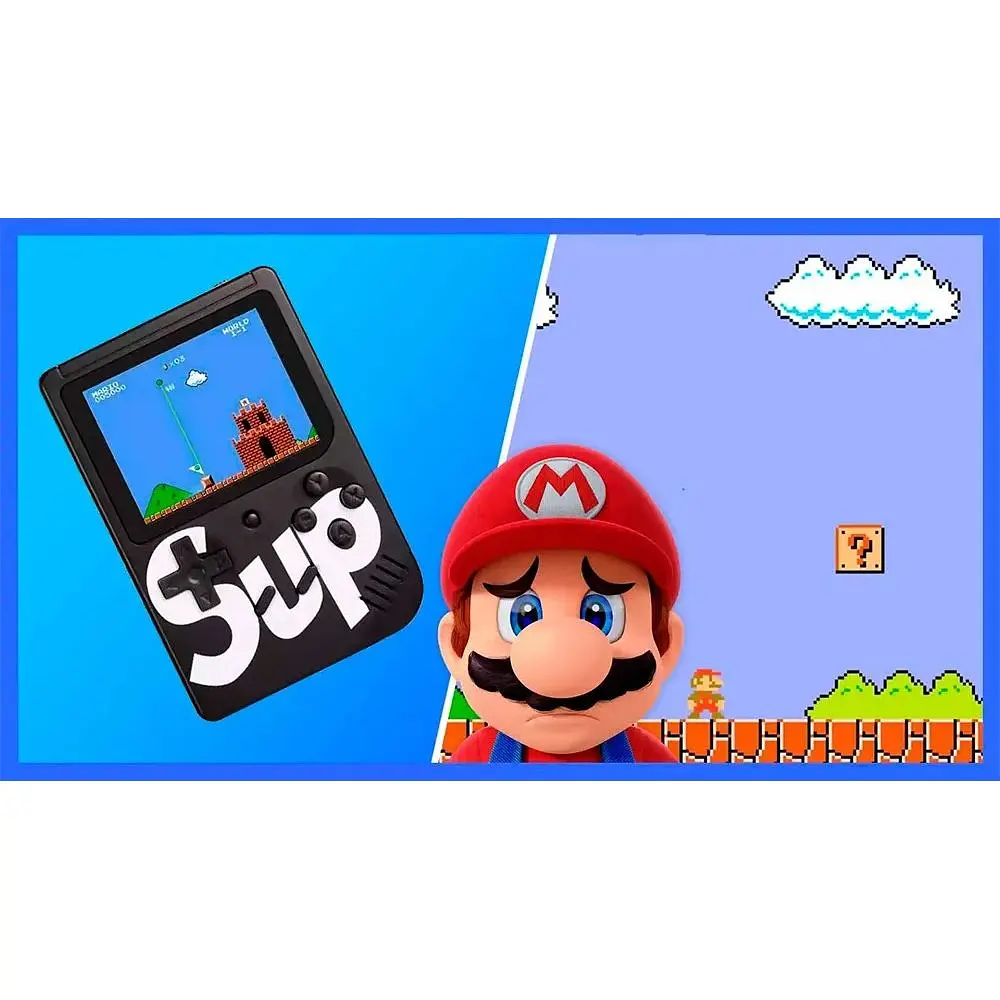 Ретро ігрова приставка SUP Game Box Dendy 400 in 1 AV White [51454] - фото 7