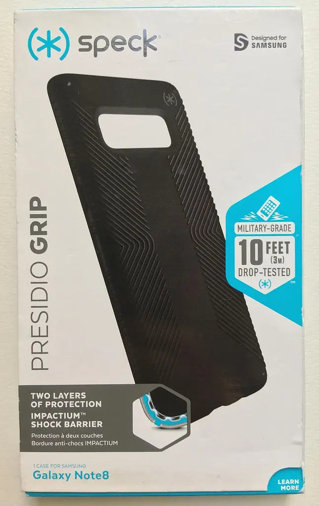 Чохол протиударний Speck Presidio Grip для Samsung Galaxy Note 8 Black - фото 6
