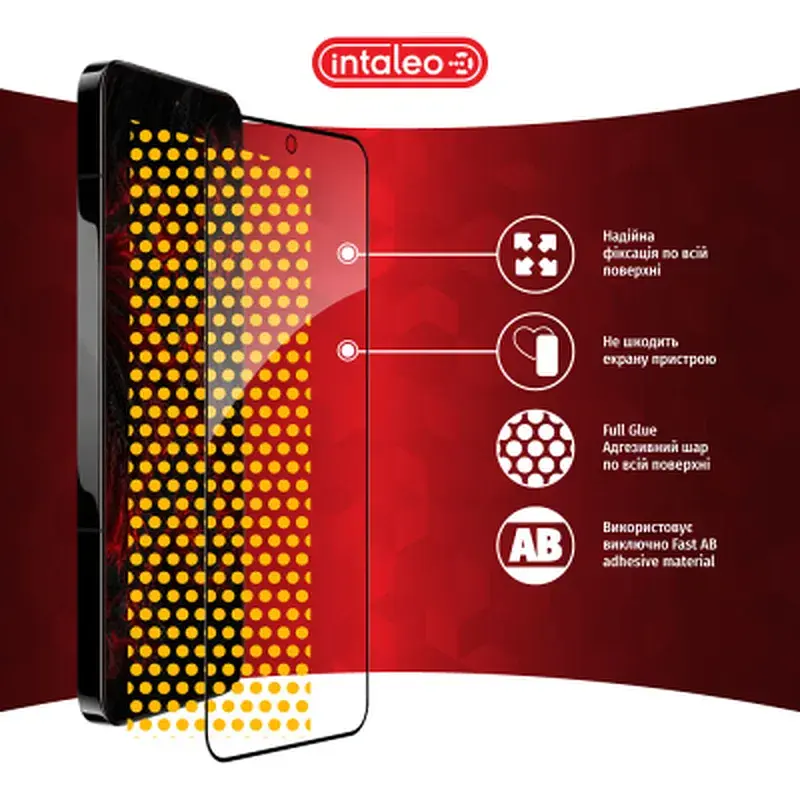 Скло захисне Intaleo Full Glue Xiaomi 13 Black (1283126559327) - фото 7