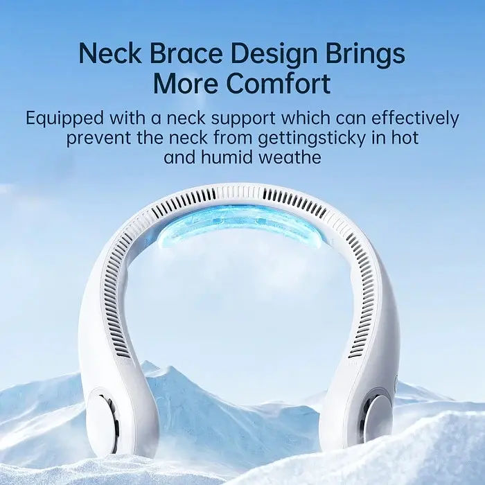 Вентилятор Jisulife Neck Fan Life4 Grey - фото 2