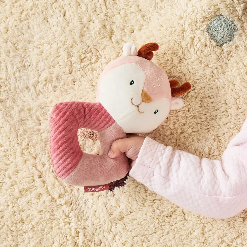 Текстильне брязкальце Miniland Baby Deer (97372) - фото 3