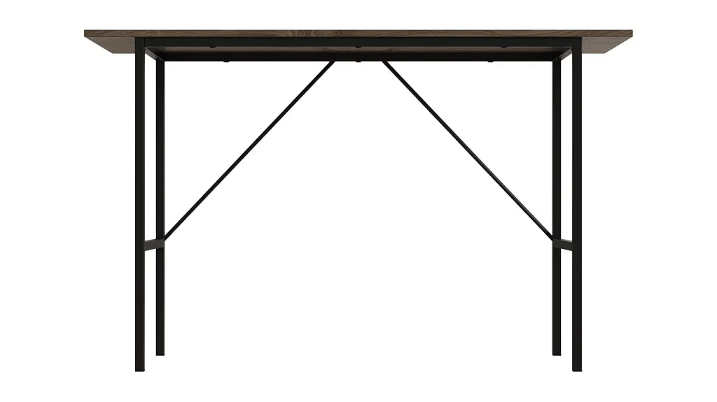Стол письменный Line Тайм Ferrum-decor 750x1200x500 Черный металл ДСП Дуб Сонома Трюфель 16 мм (FRD-104882) - фото 4