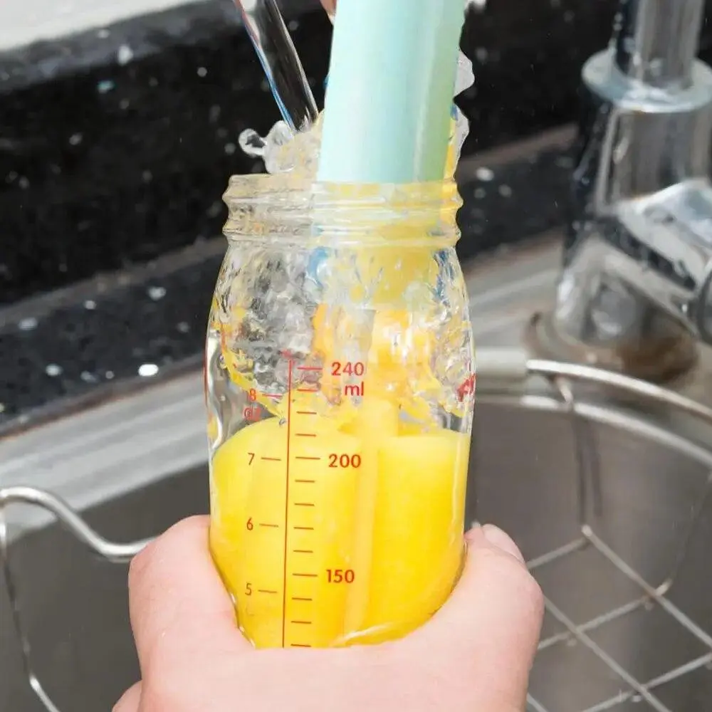 Електрична бездротова щітка – йорж Cup Cleaning Brush з насадками для прибирання та миття посуду · USB зарядка - фото 2