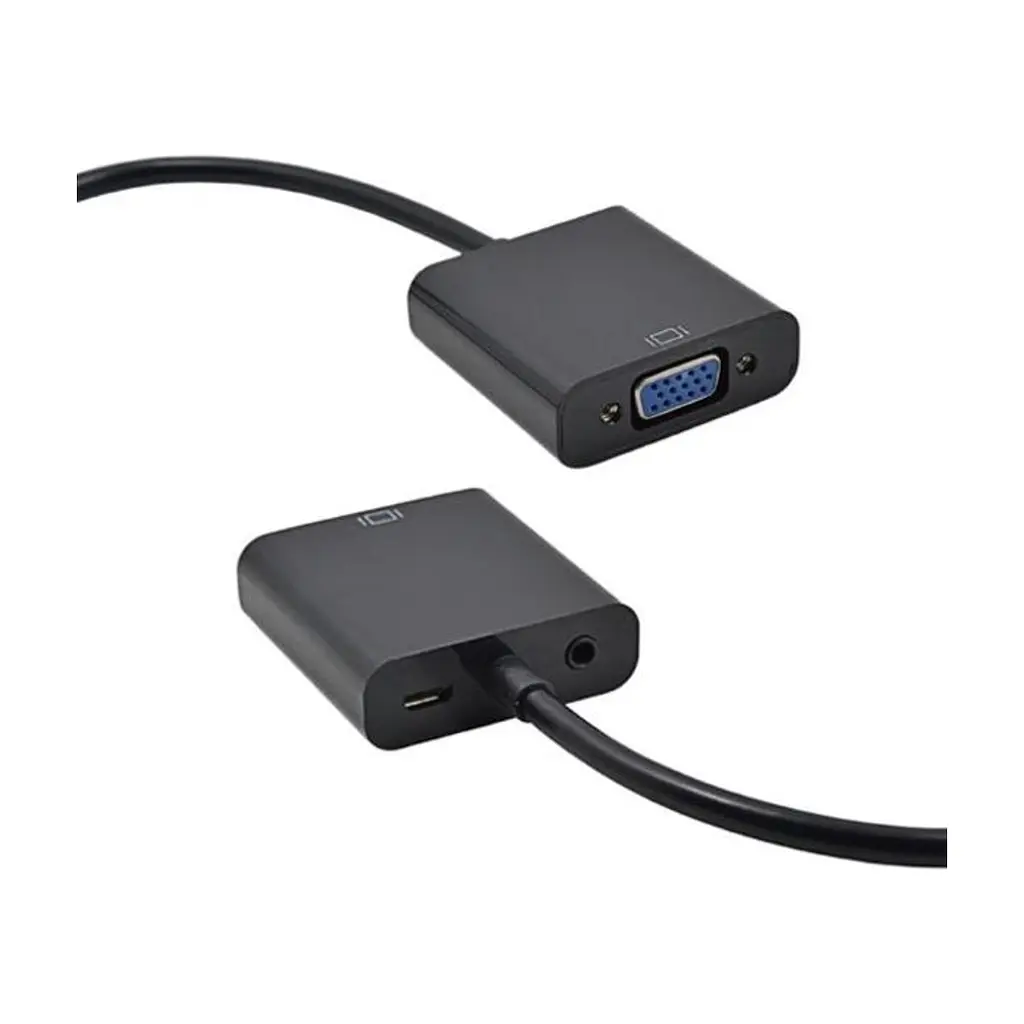 Перехідник ST-Lab HDMI male to VGA F (з кабелями аудіо і живлення від USB) (U-990) - фото 6