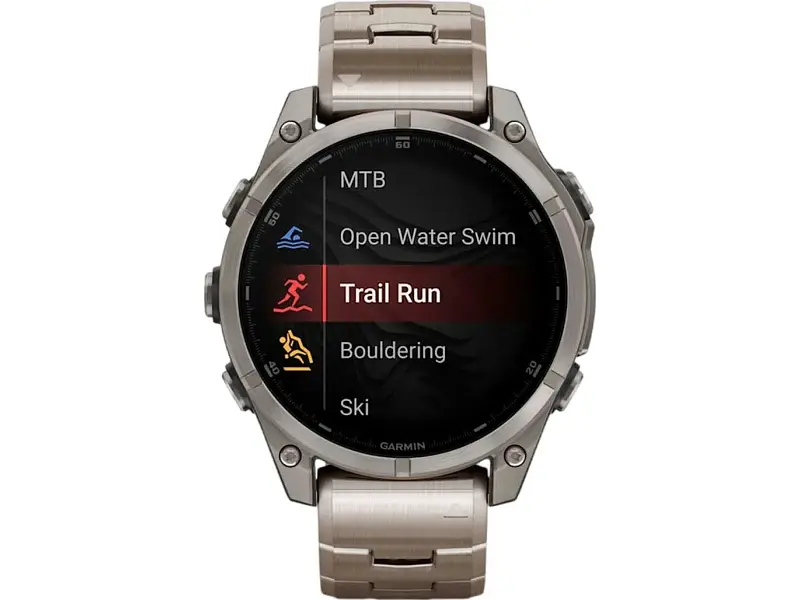 Спортивний годинник Garmin Fenix 8 47mm AMOLED Sapphire Titanium with Vented Titanium Bracelet (010-02904-40) - фото 6