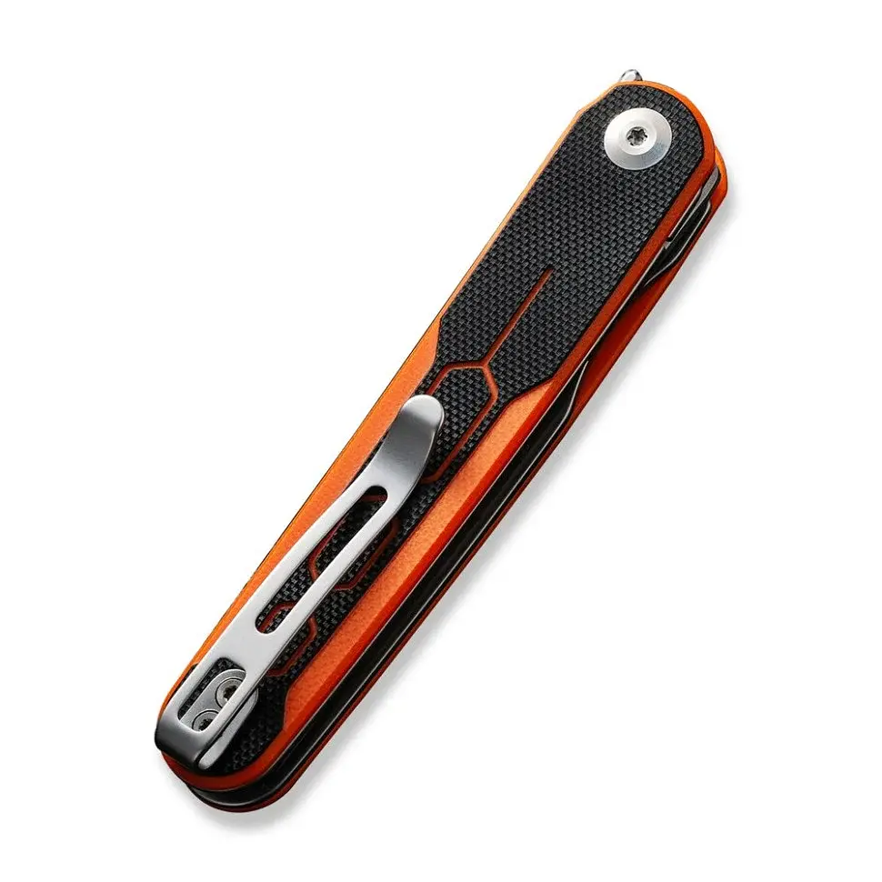 Складаний ніж Civivi KwaiQ 75,5 мм Nitro-V G10 чорнопомаранчевий - фото 5