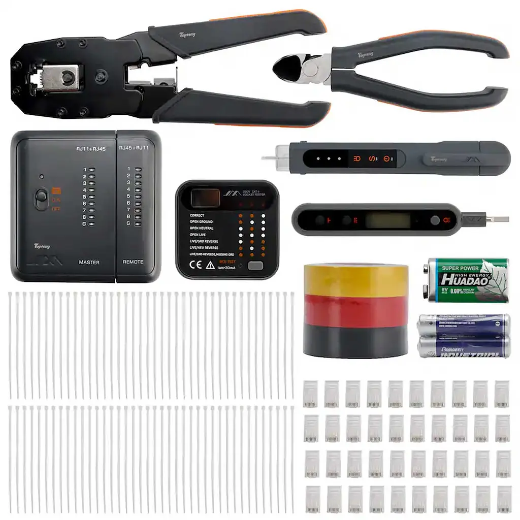 Набір інструментів для монтажу мережі JIMIHOME Network Tools JimiBox (X1-F) - фото 3