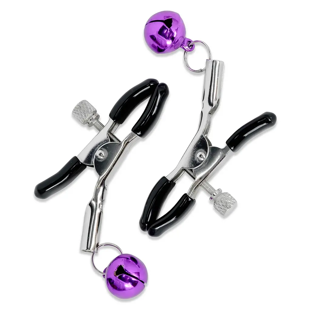 Затискачі для сосків Exclusive Nipple Clamps No.17 (сріблястий) - фото 2