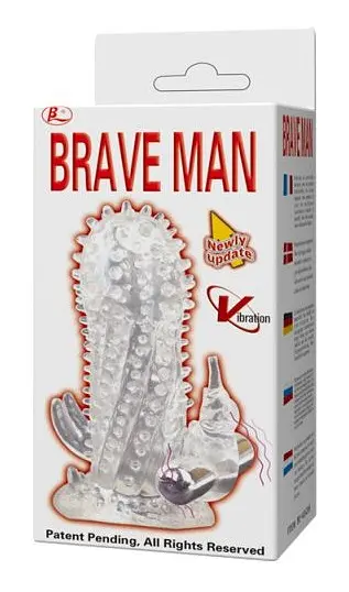 Насадка з вібрацією Penis sleeve Bullet vibrator 1 Crystal Baile BI-026205 87417 - фото 3