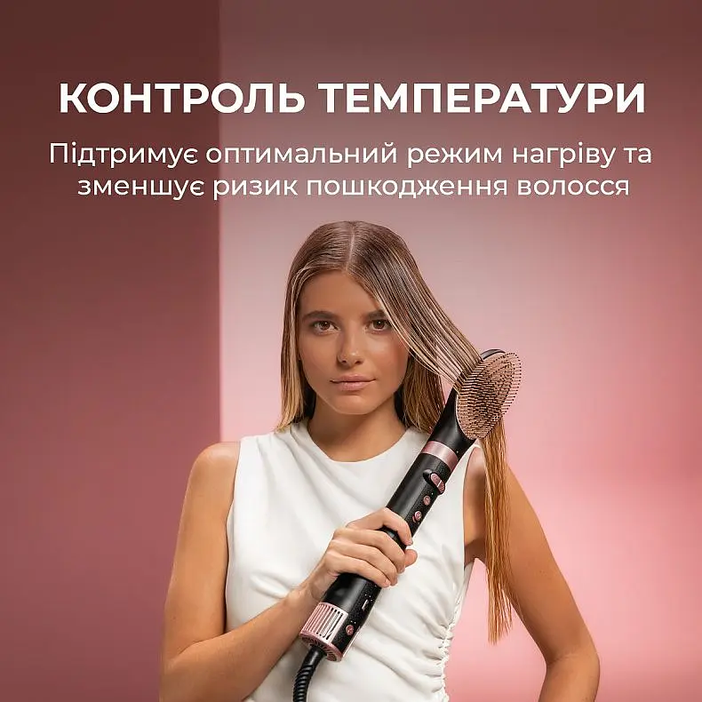 Фен-стайлер Cecotec Bamba CeramicCare 8in1 AirGlisse Gyro Champagne (A01_EU01_112528) [172046] - фото 4