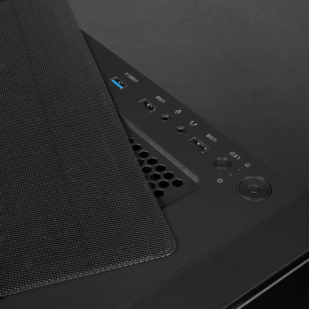 Комп'ютер HEXO Gaming Mainstream Pro (HGMP-7500FN5060-32S1TBK) Black / AMD Ryzen 5 7500F (3.7-5.0), 6 ядер / NVIDIA GeForce RTX 5060 / 32 ГБ (DDR5) / 1024 ГБ (SSD) - фото 8