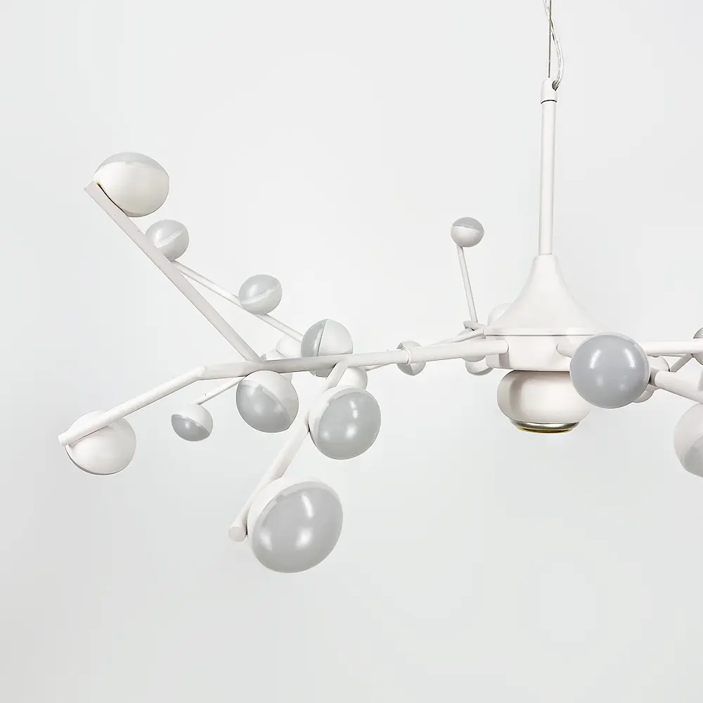 Люстра-молекула в белом на 36 светодиодов | Ст. SP 06/36 WT | Line F - фото 2