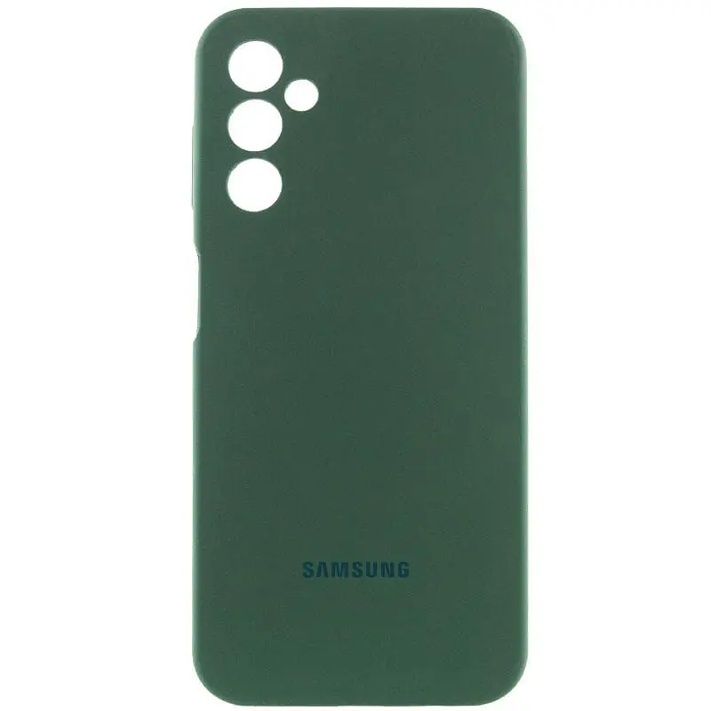 Чохол Silicone Cover Lakshmi Full Camera (AAA) with Logo для Samsung Galaxy A05s Зелений / Cyprus Green - фото 2
