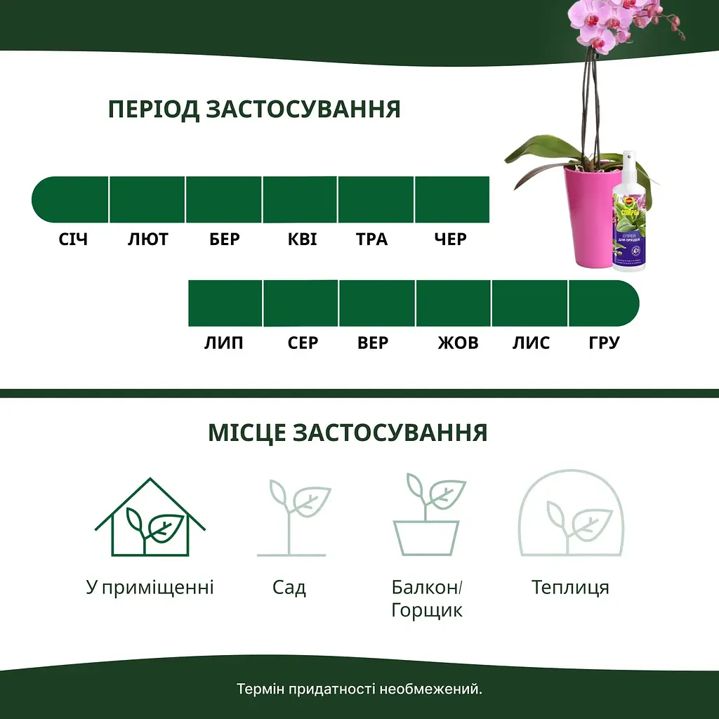 Спрей для орхідей COMPO 0.25 л - фото 4