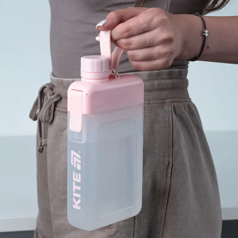Пляшка для води Kite 450 мл рожева (K25-1239-2) - фото 6