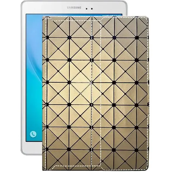 Чехол StatusCASE из экокожи для планшета Samsung Galaxy Tab A 9.7 (T550, T555) Золотой ромб - фото 1