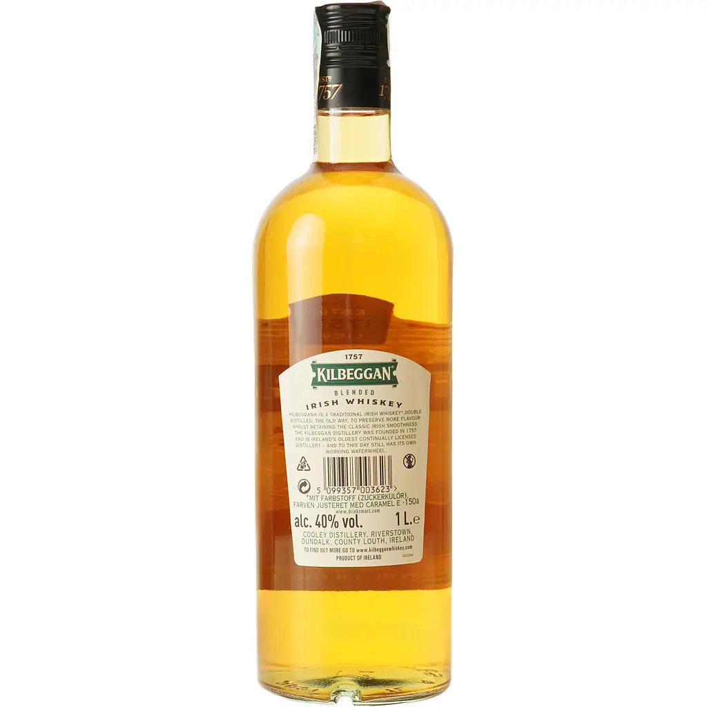 Виски Kilbeggan Irish Whiskey, 40%, 1 л - фото 4