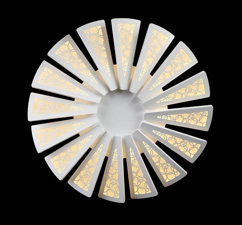 Люстра стельова LED Splendid Ray LK36266/16, 196W, білий, регульована яскравість, сучасний стиль - фото 2
