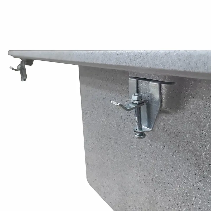 Каменная мойка Ventolux Emilia Gray Granit 755x490x200 мм - фото 3