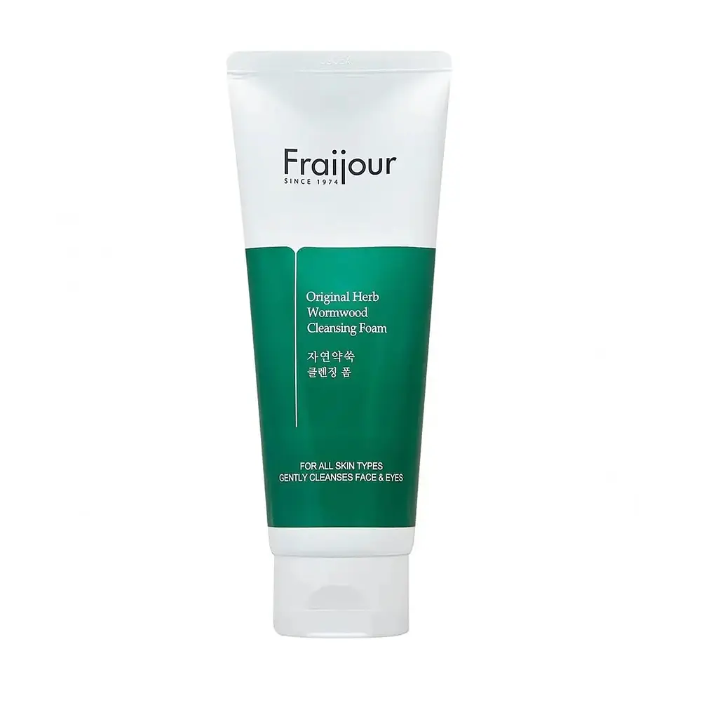 Пінка для вмивання з рослинними екстрактами Original Herb Wormwood Cleansing Foam Fraijour 150 мл