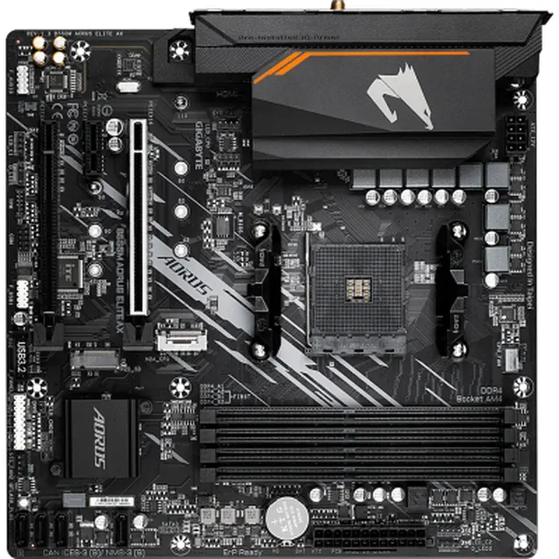 Материнська плата GIGABYTE B550M AORUS ELITE AX - фото 3