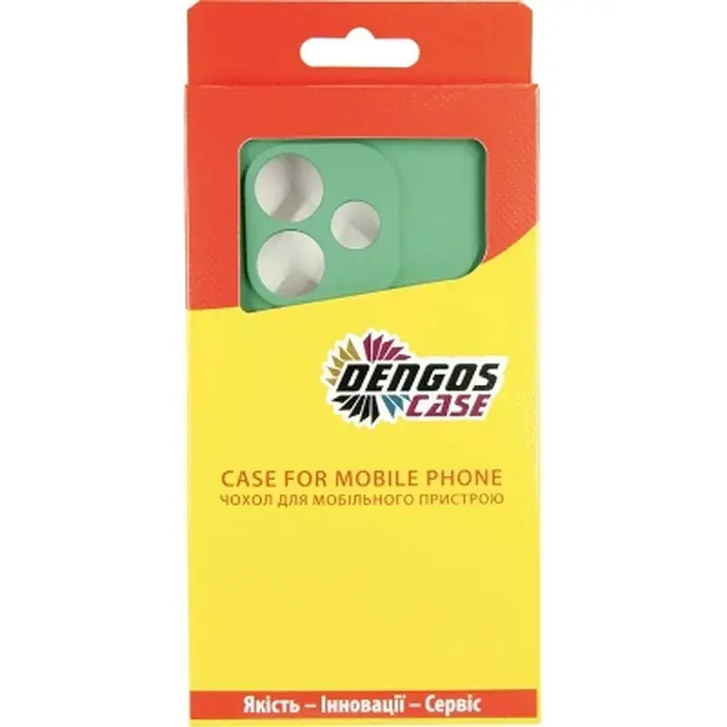 Чохол до мобільного телефона Dengos Oppo A5 Pro Case Soft + 2 Glass (Mint) - фото 4