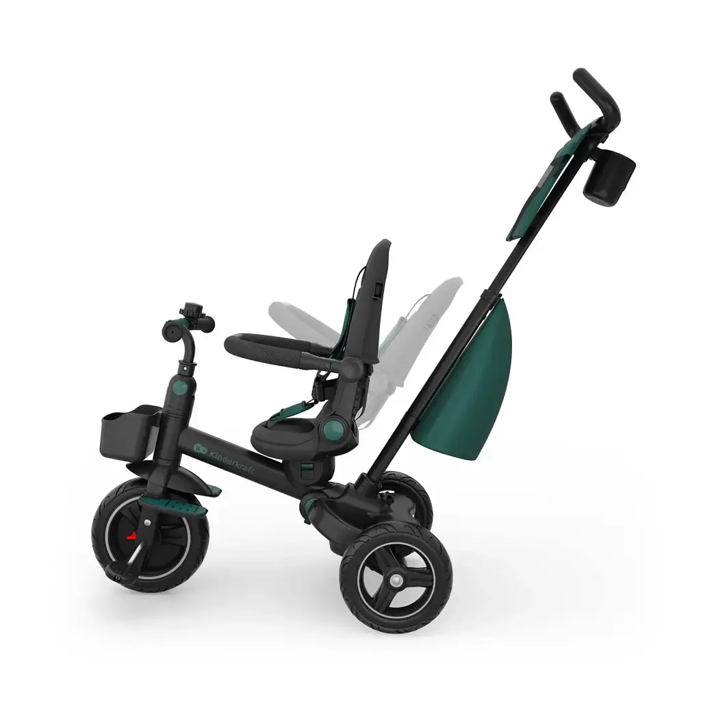 Триколісний велосипед Kinderkraft Spinstep 2 Plus Green (KRSPST02GREPL00)  - фото 3