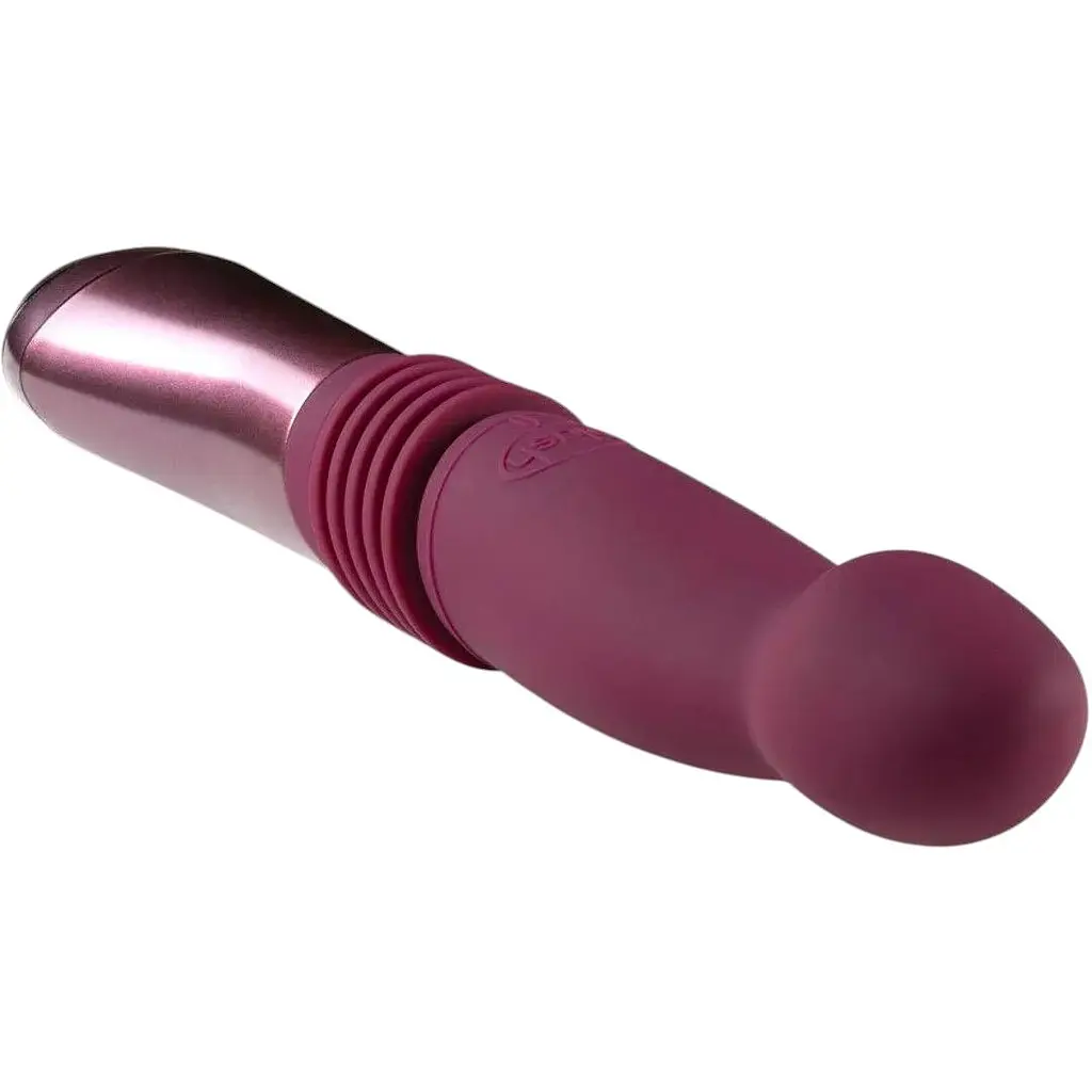 Пульсатор Temptasia Blush Trixie Thrusting Dildo Wine Red - фото 1