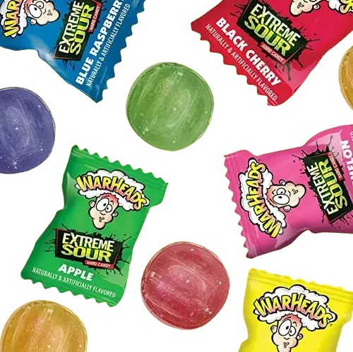 Льодяники Warheads Extreme Sour Hard Candy Peg Bag 56г - фото 2