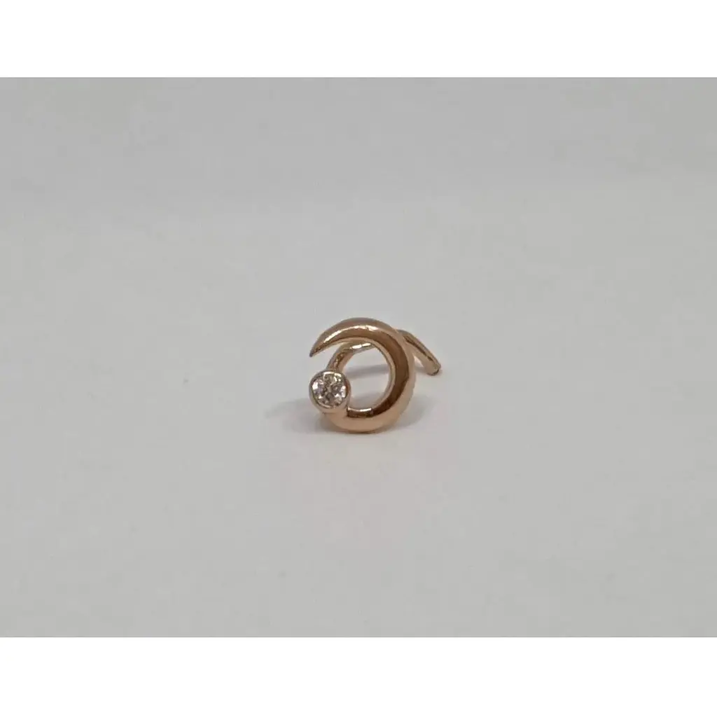 Золота сережка-пірсинг Dear в ніс Dear. 1051.1 - фото 2