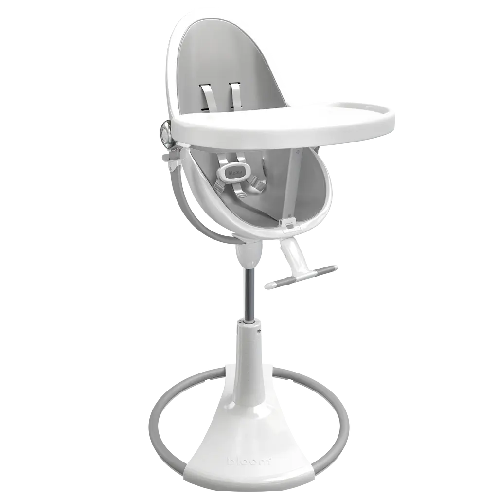 Стульчик для кормления Bloom Fresco White/Lunar silver (E10535-W\E10516-LSL) - фото 4