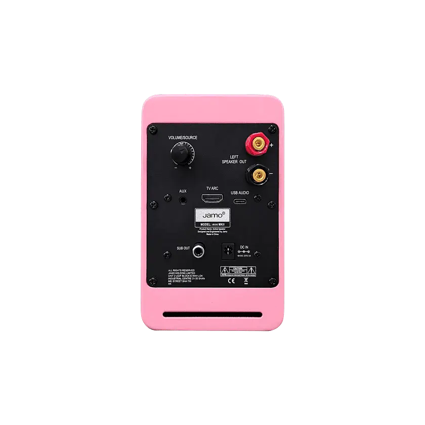 Ультракомпактна полична активна акустика Jamo Mini MKII High Gloss Pink - фото 4